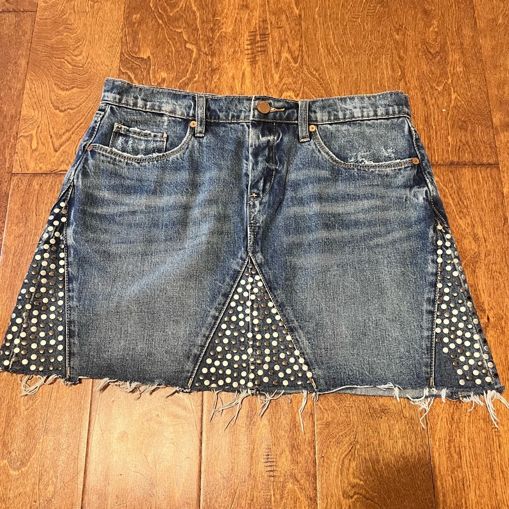Free People Blank NYC Studded Skirt